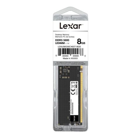 Ram PC Lexar 8GB 5600MHz DDR5