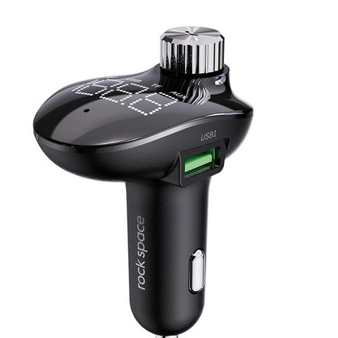Tẩu sạc trên xe hơi kiêm đầu thu/phát FM Bluetooth Rockspace B302 RAU0682