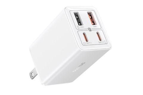 Bộ sạc nhanh 4 cổng USB Type-C QC3.0 PD 65W Baseus CCGAN65S6 kèm Cáp Type C - Type C