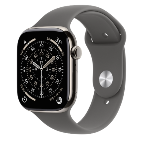 Apple Watch Series 11 Titan (GPS + Cellular) 42mm Sport Band size S/M