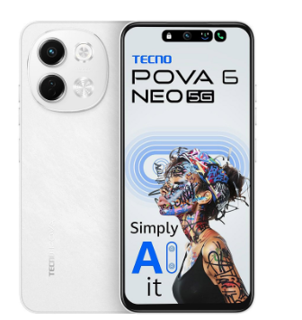 Điện thoại Tecno POVA 6 Neo 5G  - Trắng