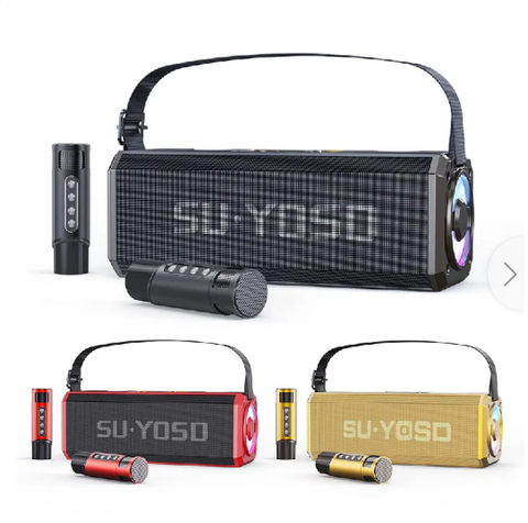 Loa Bluetooth Karaoke YOSD YS-228 Kèm 2 Micro