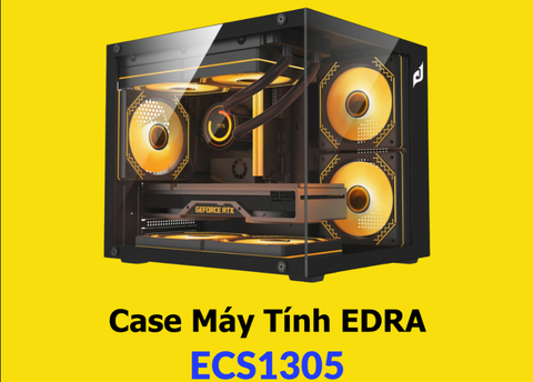 Vỏ Case máy tính EDRA ECS1305 - Đen