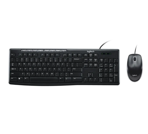 Combo bàn phím + Chuột có dây Logitech MK200