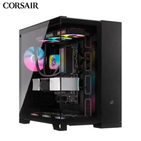 Case máy tính Corsair 6500X Tempered Glass Mid-Tower - Đen