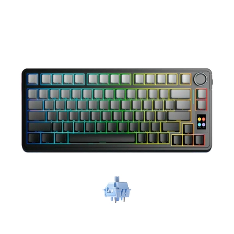 Bàn phím cơ không dây AULA S75 Pro Stellar Black