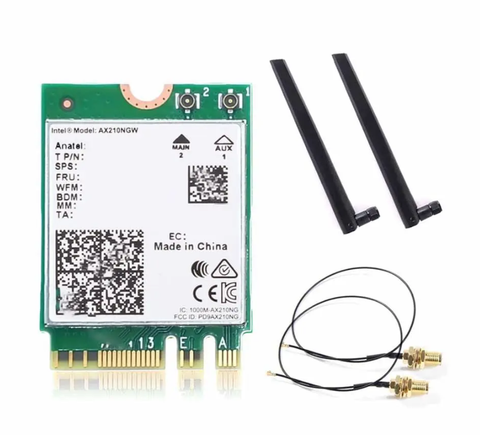 Card mạng Intel WiFi 6E AX210 Card-AX210-BULK