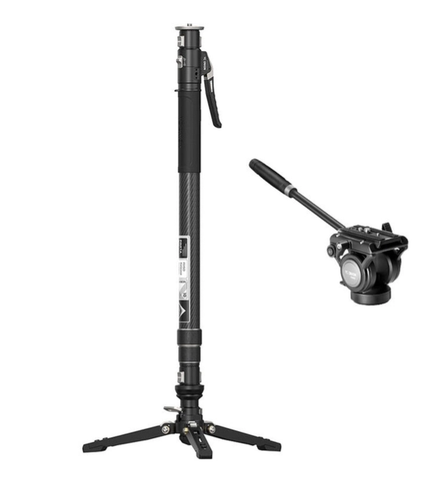 Chân đơn Pineta Pro Carbon Fiber Monopod & FH60S - MQP16260S