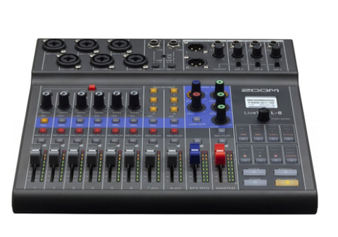 Bàn trộn mixer Zoom L8 Livetrak có recorder