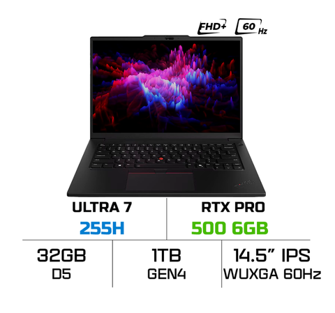 LAPTOP LENOVO THINKPAD P14S GEN 6 ULTRA 7 255H