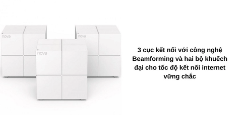 Bộ phát WiFi Mesh Tenda MW6 AC1200 3 Pack