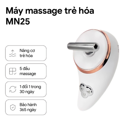 Thiết Bị Massage 3 Trong 1 MN25 Chăm Sóc Da Chuẩn Spa
