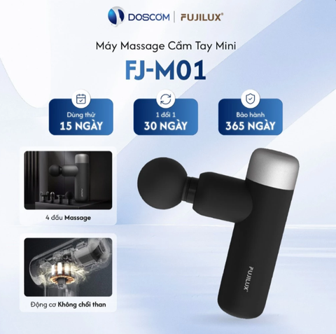 Súng Massage Fuji FJ M01 Giảm Đau Vai Gáy Tức Thì