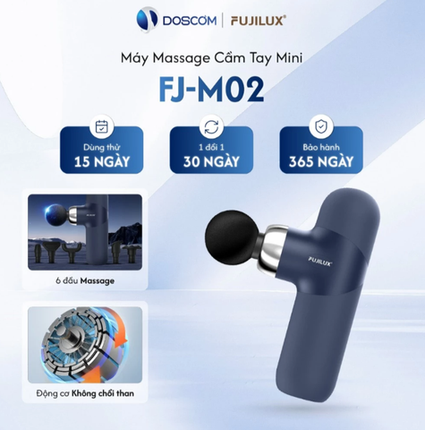 FUJI FJ M02 THIẾT BỊ MASSAGE CẦM TAY MẠNH MẼ CHUẨN PHÒNG GYM