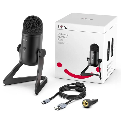 FIFINE K678 MICRO THU ÂM USB CHUẨN STUDIO DÀNH CHO PC VÀ LAPTOP