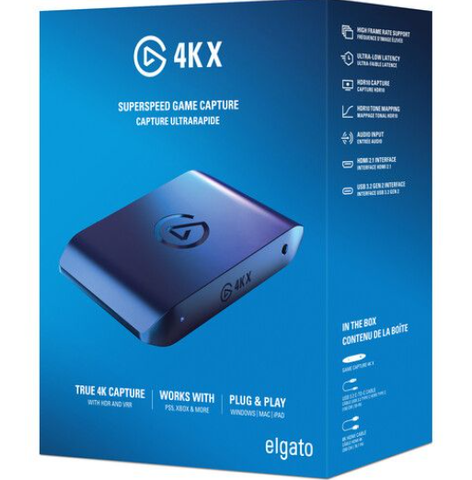 THIẾT BỊ LIVE STREAM ELGATO GAME CAPTURE 4K X