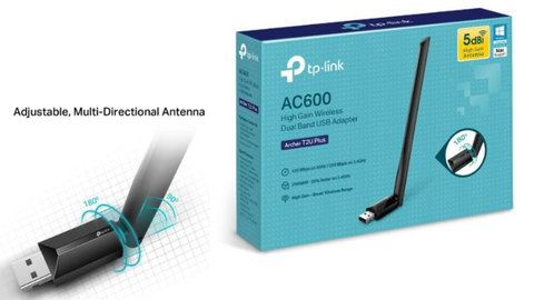 USB WIFI TP LINK ARCHER T2U PLUS AC600 TĂNG TỐC WIFI MẠNH MẼ