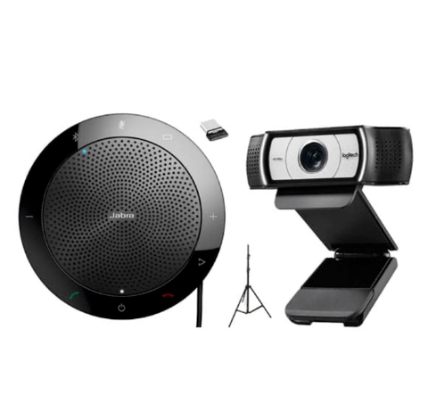 COMBO HỘI NGHỊ TRUYỀN HÌNH LOGITECH C930C & JABRA 510MS