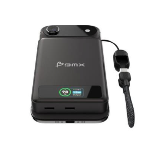 PIN BMX B939 SOLID-STATE 10000MAH QI2 PD 30W ĐEN KÈM CÁP TYPE C