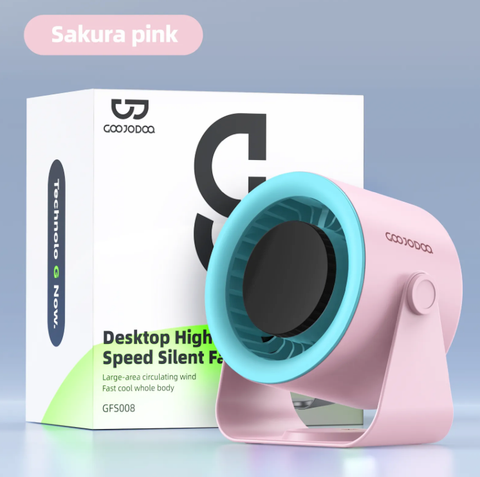 GOOJODOQ Quạt để bàn GFS008 - Sakura Pink