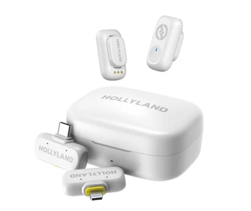 MICRO HOLLYLAND LARK A1 TRẮNG KÈM RX USB-C & LIGHTNING