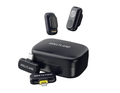 MICRO HOLLYLAND LARK A1 XÁM KÈM RX USB-C & LIGHTNING