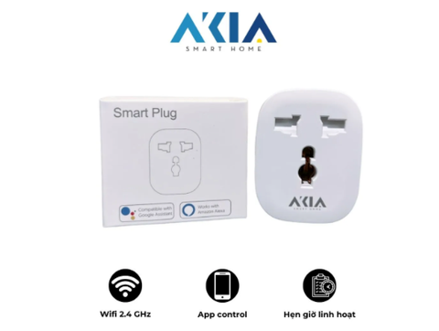 Ổ cắm thông minh Wi-Fi AKIA AP102