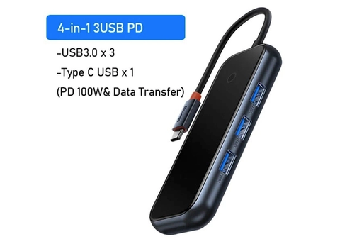 HUB BASEUS ACMEJOY 4-IN-1 (WKJZ010013)