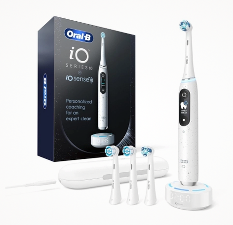 BÀN CHẢI ĐIỆN ORAL-B IO SERIES 10 - STARDUST WHITE