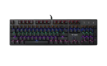 Bàn Phím Cơ Rapoo V500SE Rainbow Đèn LED 7 Màu