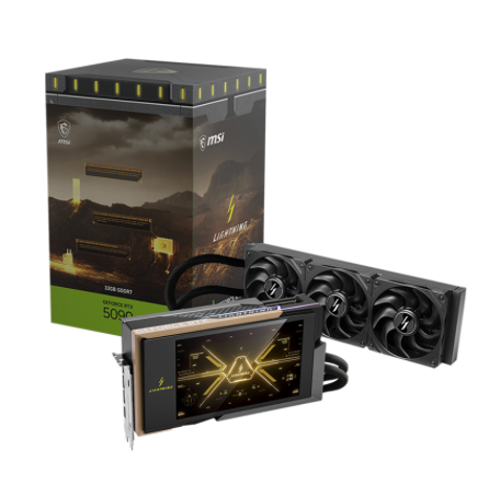 Card màn hình MSI RTX 5090 LIGHTNING Z GDDR7
