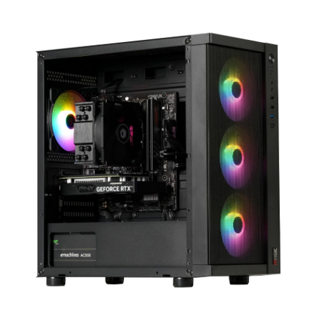 Máy tính PC Cyber Intel i5 12400F Card RTX 4060 chiến game