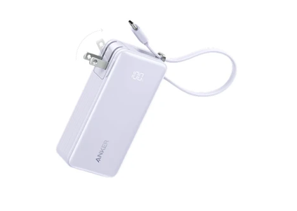 Pin sạc dự phòng Anker 10000mAh 30W A1637 màu tím lavender