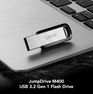 Ổ lưu trữ USB 3.2 Lexar Jumpdrive M400 128GB tốc độ đọc 150MBs