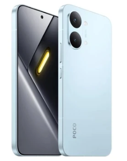 Điện thoại Xiaomi Poco X8 Pro Max kết nối mạng 5G màu xanh dương