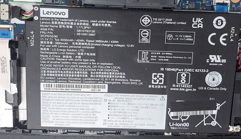 Pin laptop Lenovo ThinkPad E14 E16 TP00116A (L17L3P51)