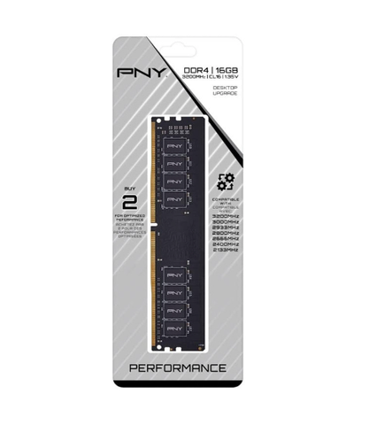 RAM PNY 16GB Bus 3200MHz DDR4 MD16GS4320016-TB
