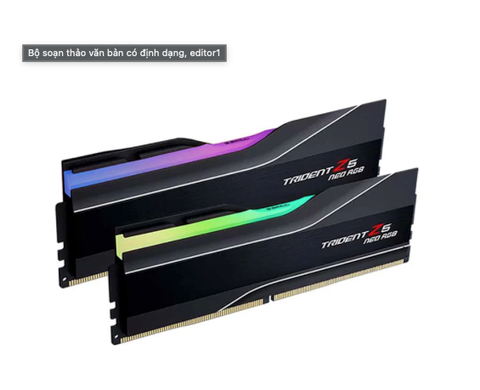 RAM Desktop Gskill Trident Z5 Neo RGB Black 64GB (2x 32GB) DDR5 6000Mhz