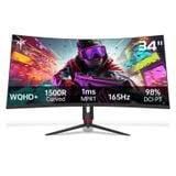 Màn hình LCD KTC H34S18S WQHD | 34 inch cong, 2K, VA, 165Hz, 1ms