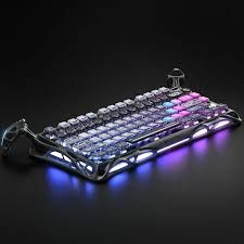 Bàn phím cơ Gravastar Mercury K1 Pro – Galaxy Black (Nhôm CNC | 3-Modes | Hot-swap | Led RGB)