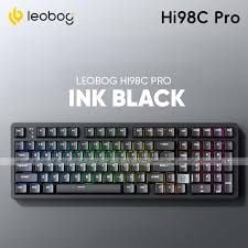 Bàn phím cơ LEOBOG HI98C PRO – PHANTOM BLACK (Multi-mode | Nhôm CNC | LED RGB)