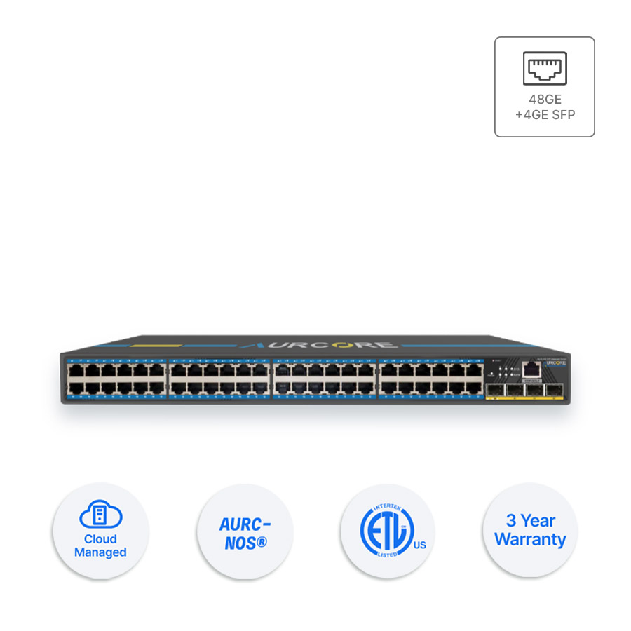Thiết bị Switch doanh nghiệp Aurcore AES2003 48 x GE | 4 x GE SFP