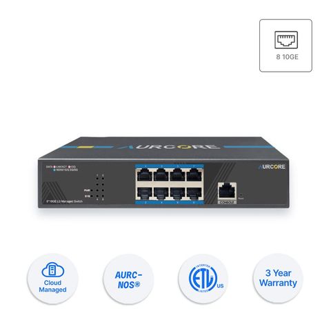 Thiết bị Switch doanh nghiệp Aurcore AES4201 8 10GE