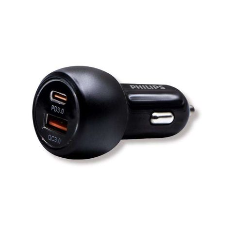 Tẩu sạc nhanh dùng trên ô tô Philips DLP2552 PD38W 1PD+1QC Car Charger