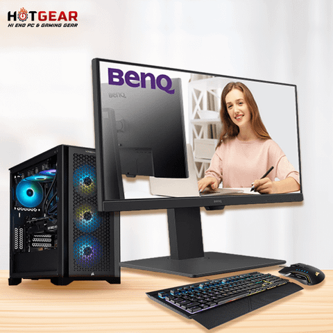 BỘ PC HOTGEAR AMD Ryzen Athlon / 3000G / MAIN B450/ DDR4 8GB / SSD 120GB