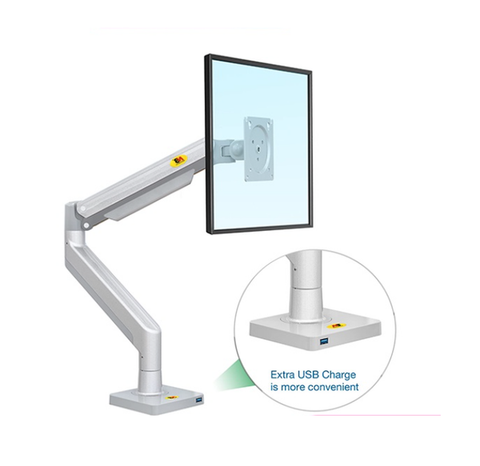 Giá Treo Màn Hình NB G40 Bạc | Tải Trọng 15Kg | Cho Màn 22 - 40 Inch
