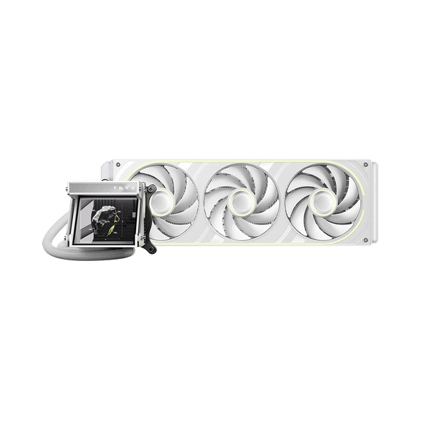 Tản nhiệt nước AIO TRYX HOLO ARGB 360 White ( Tản BH 72T , màn hình 24T ) Chính hãng VN