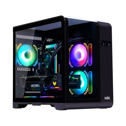 Vỏ Case MIK BARBATOS M BLACK (M-ATX)