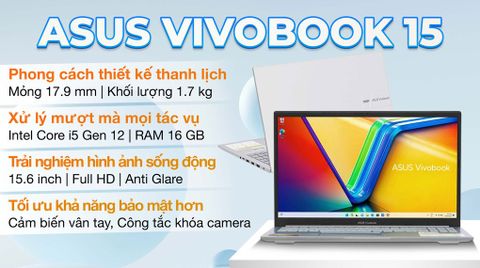Laptop Asus Vivobook 15 X1504ZA - NJ1608W