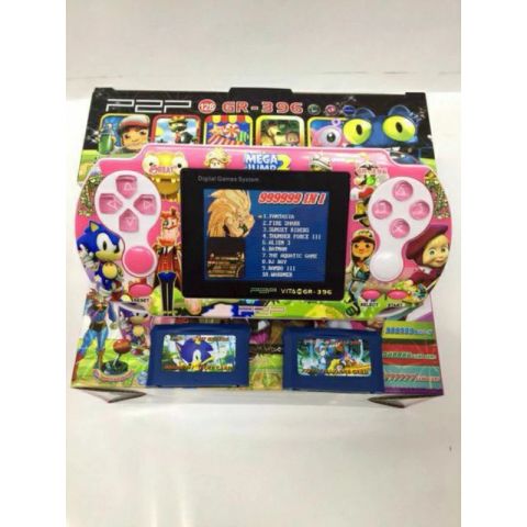 điện tử 6 nút Máy Chơi Game Cầm Tay PXP3 Sega 16Bit Video